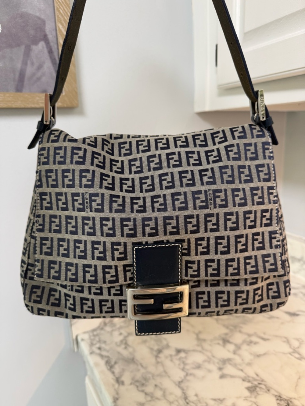 Fendi Zuchinno Mama Forever in Navy